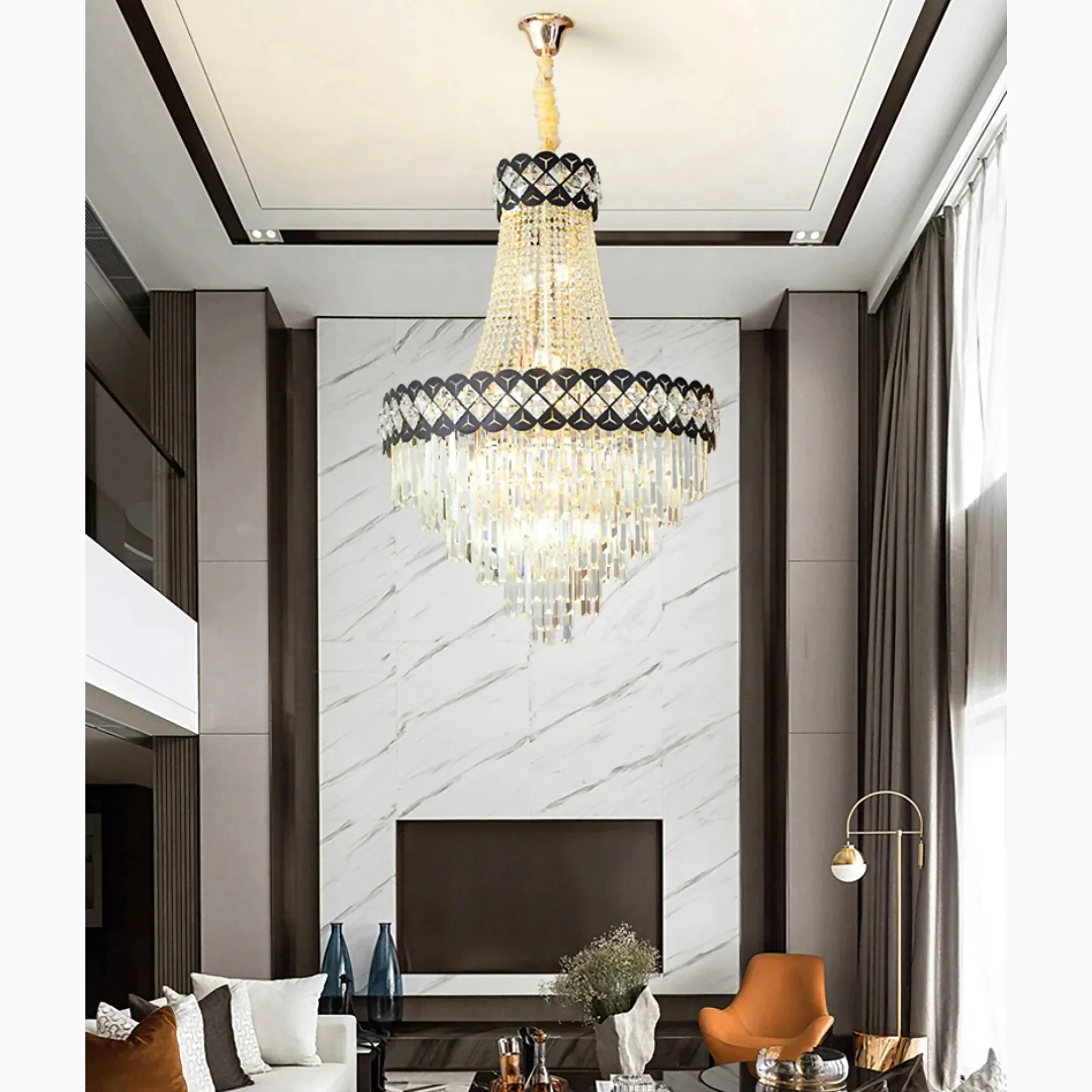 Chateauneuf-Grasse | Classical Duplex Crystal Chandelier