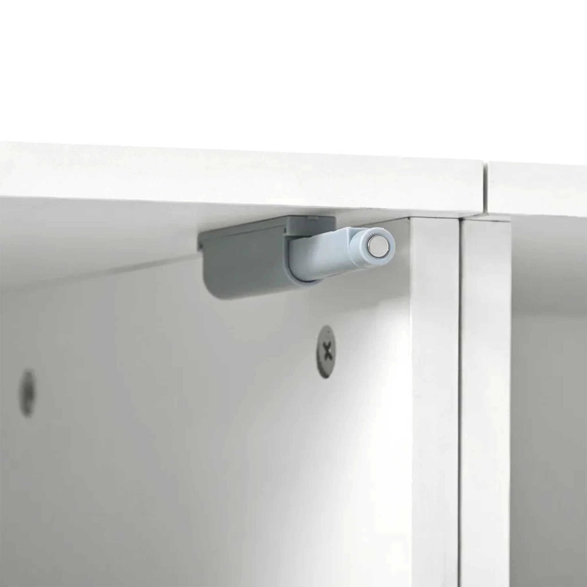 Nysa | Minimalistic Black/White Glossy TV Stand