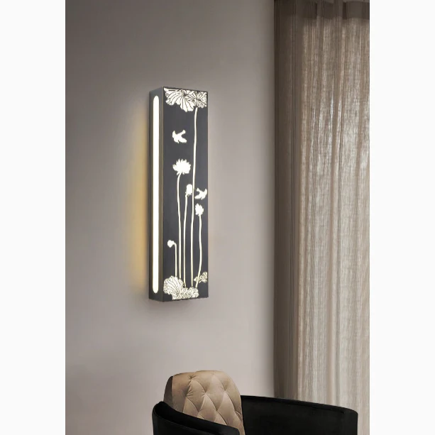 Modern Wall Lamp in New Chinese Style for Living Room, Bedroom