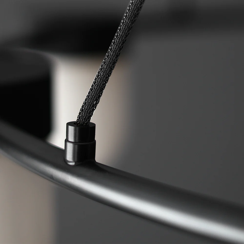 Art Deco Style Circle Chandelier with Alabaster Light