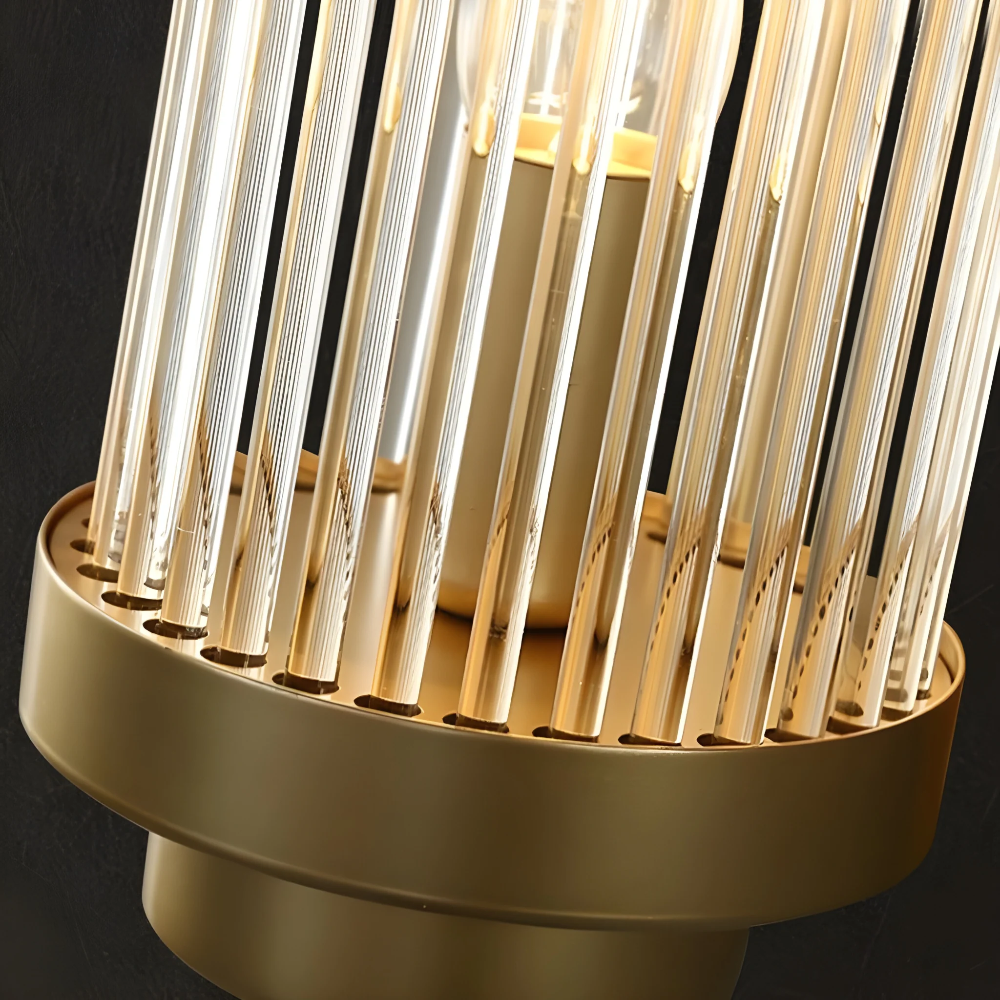 Luxury Crystal Wall Lamp in Nordic Style for Living Room, Bedroom