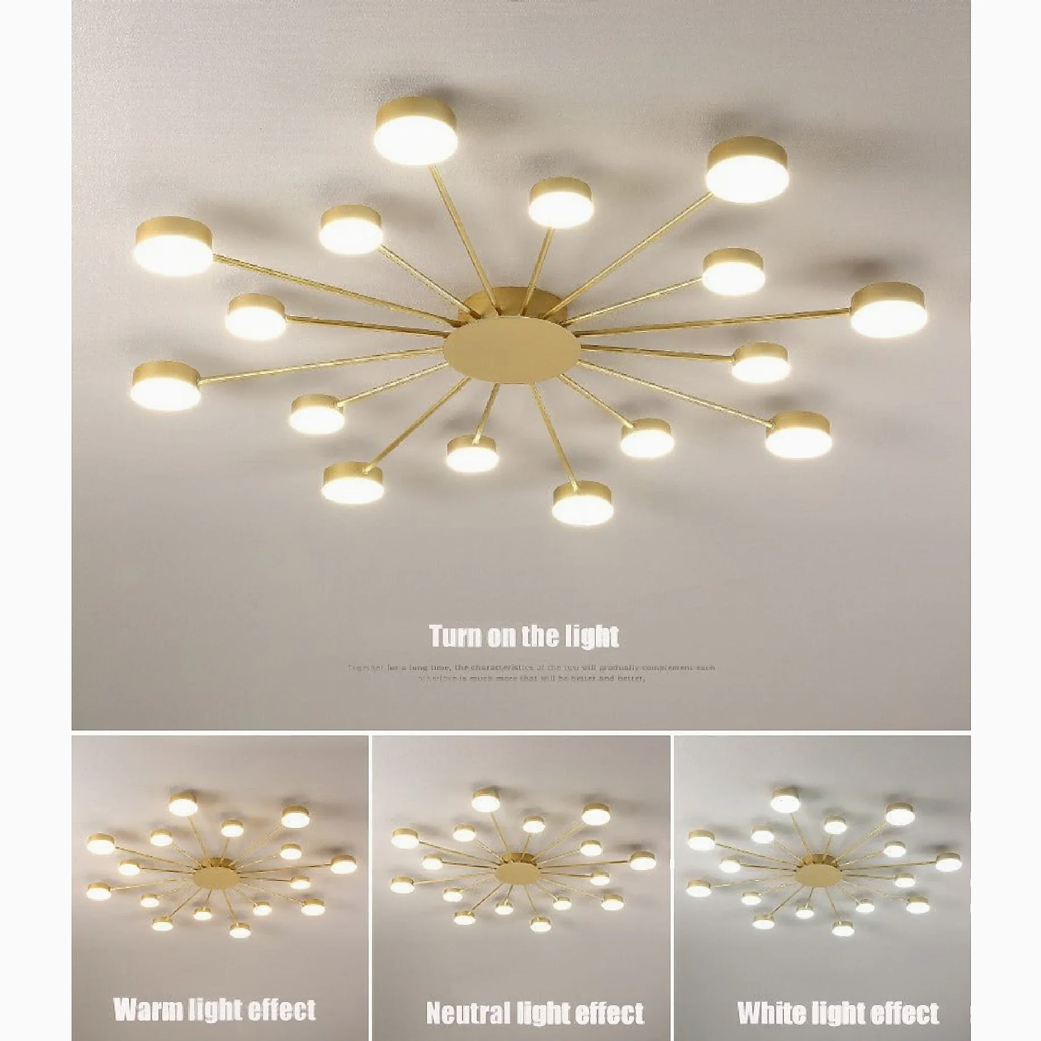 Buchs | Floral shaped LED Ceiling Chandelier