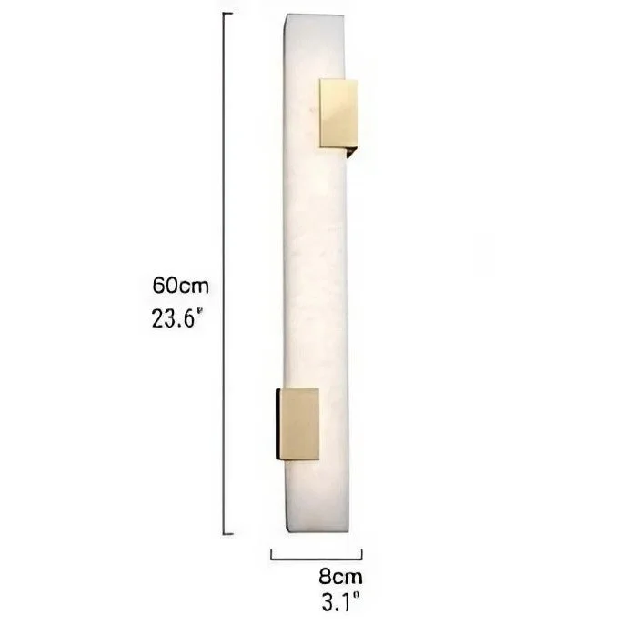 Luxury Marble Wall Lamp in the Futuristic Style, Living Room, Bedroom