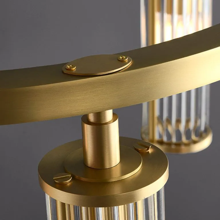 Modern Halo Elegance Ring Chandelier