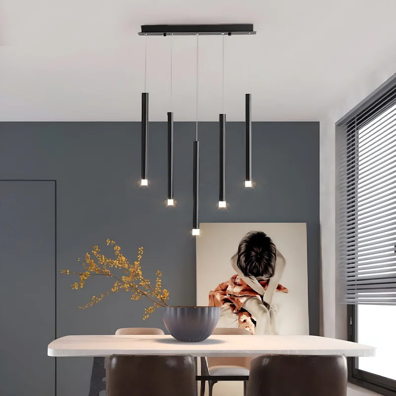 Burgdorf | Black Pendant Lamp in a Nordic Style for Kitchen