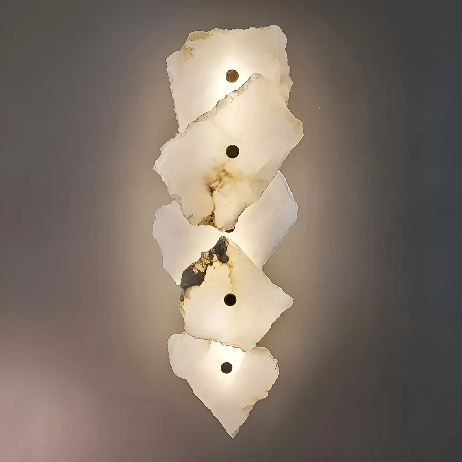 Creative Wall Lamp from Natural Marble for Living Room, Bedroom