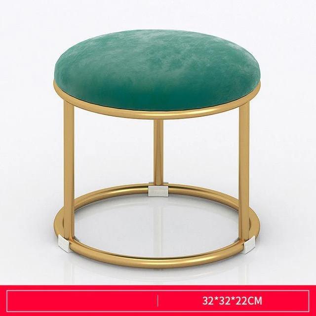 Small Luxury Iron Wrought Iron Ottoman