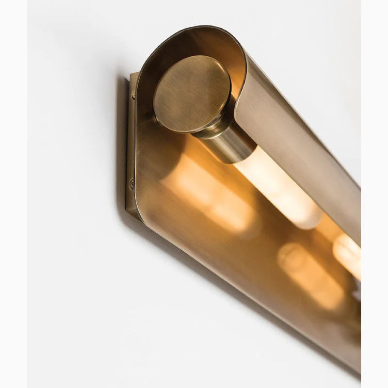 Luxury Wall Lamp in the Shape of Scroll for Bathroom, Living Room