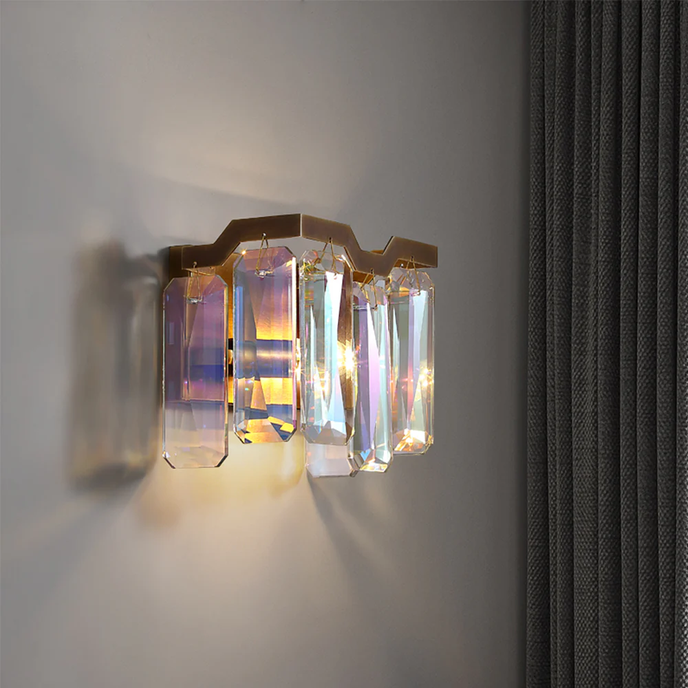 Vibrant Prism Wall Sconces for Modern Interiors