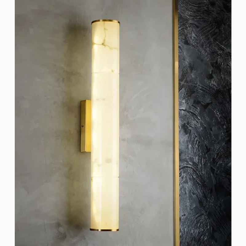 Modern Marble Wall Lamp in Oriental Style for Living Room, Bedroom