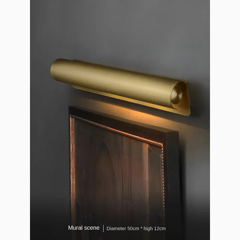 Luxury Wall Lamp in the Shape of Scroll for Bathroom, Living Room