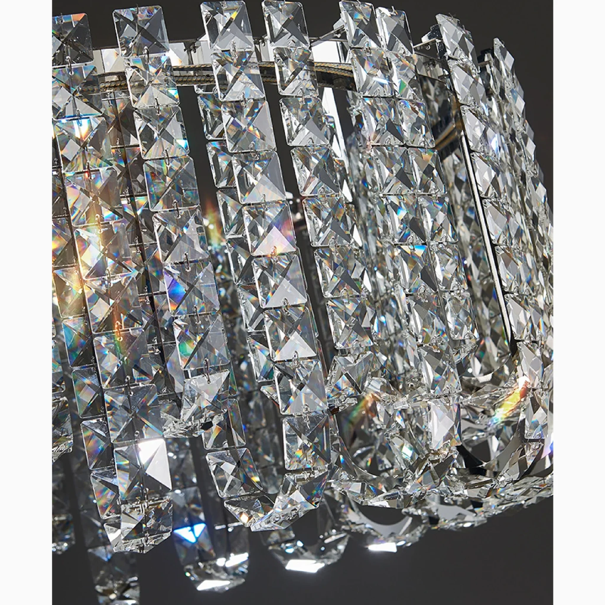 Cagnano Amiterno | Posh Large LED Crystal Pendant Chandelier
