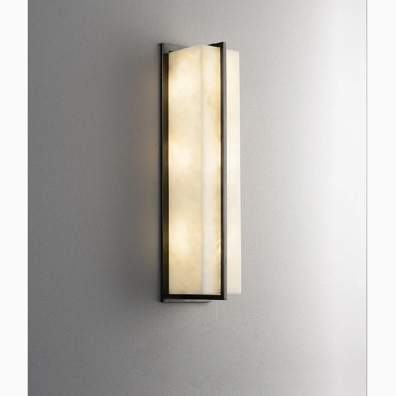Modern Marble Wall Lamp in Minimalistic Style for Courtyard, Outdoor