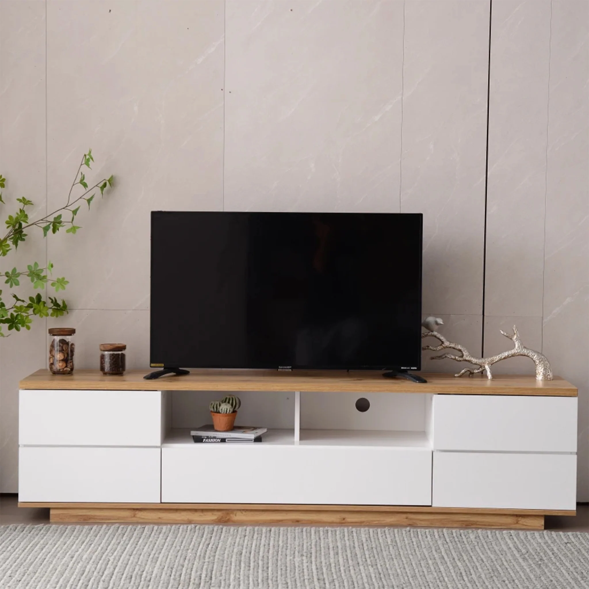 Don | Natural Design Wooden TV Stand