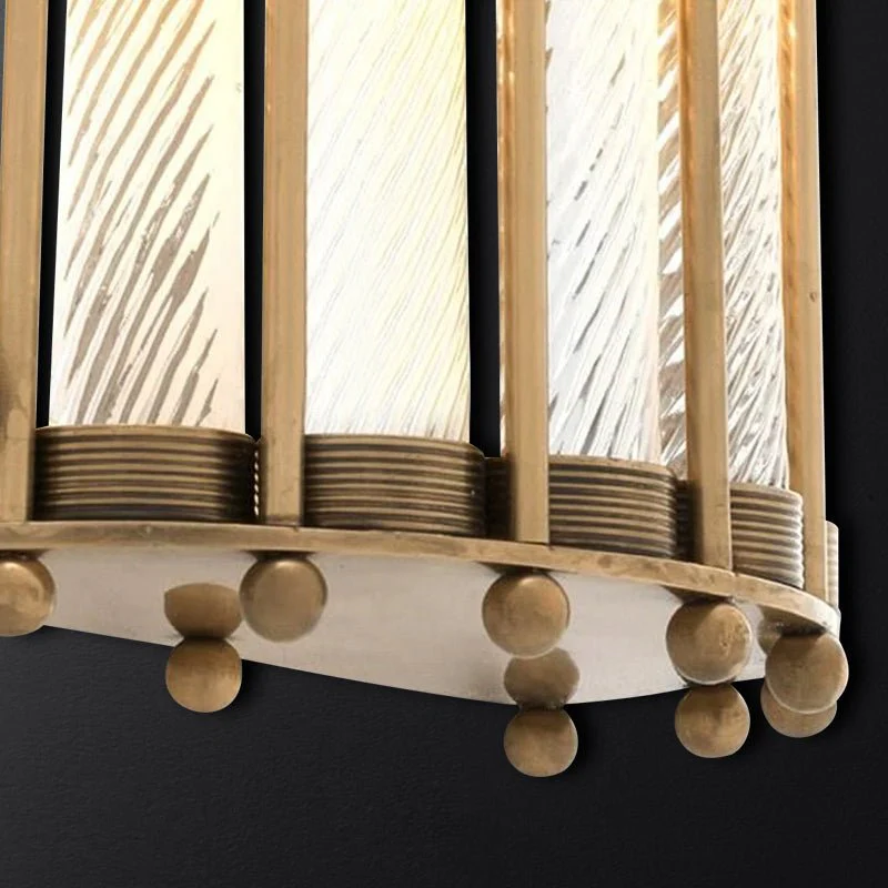 Luxury Glass Wall Lamp in Splendour Style, Living Room, Bedroom