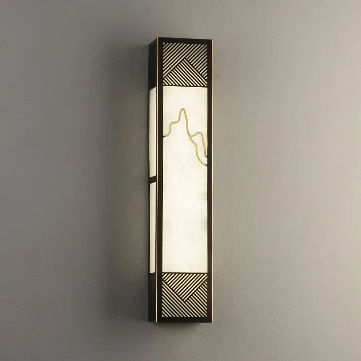 Modern Wall Lamp in New Japanese Style for Living Room, Bedroom