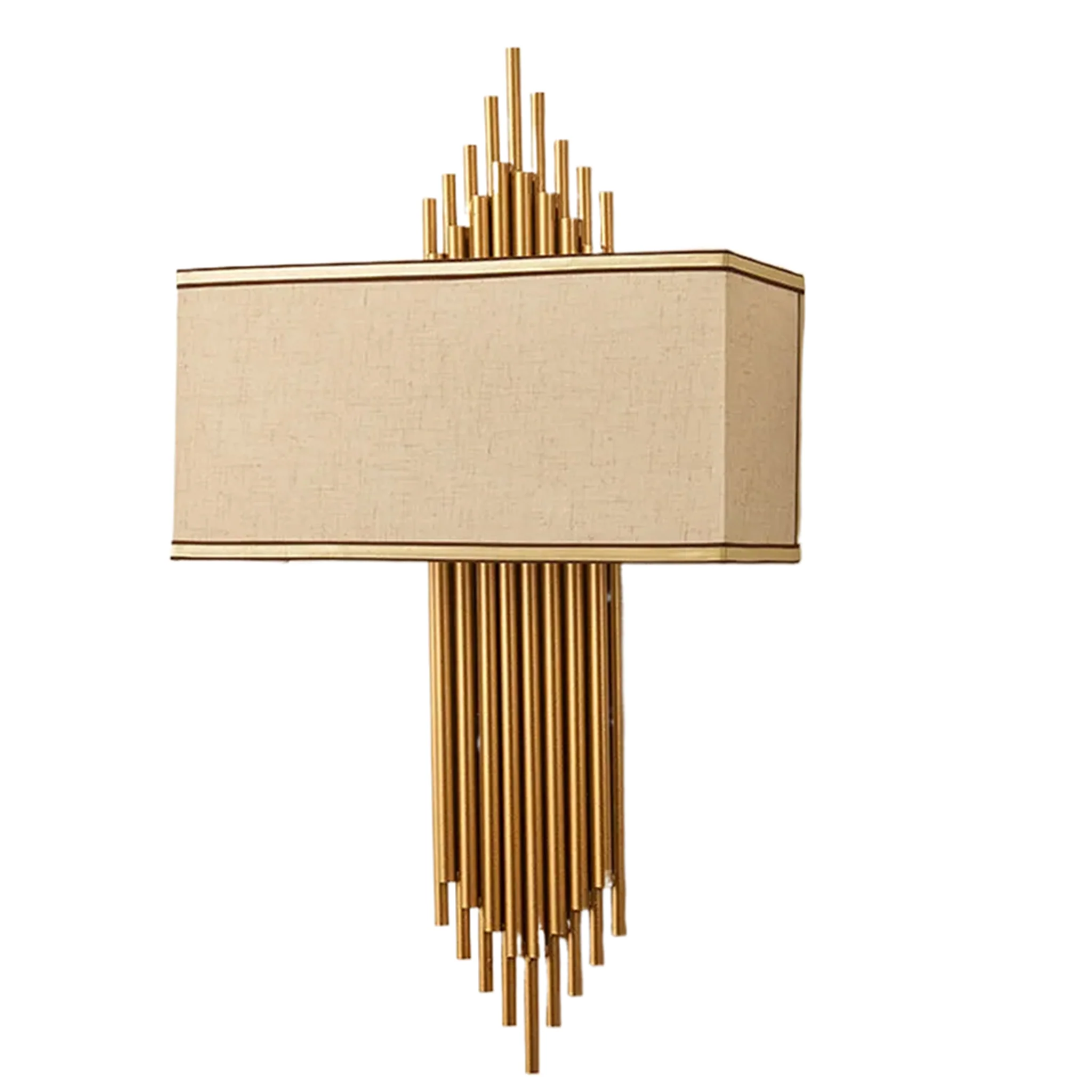 Stein am Rhein | Elegant Metal and Fabric Wall Sconce