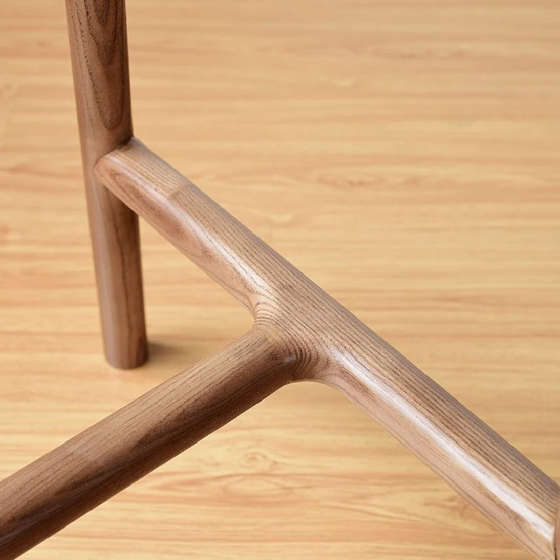 Nordic-Styled Bar High Stool Made of Solid Wood