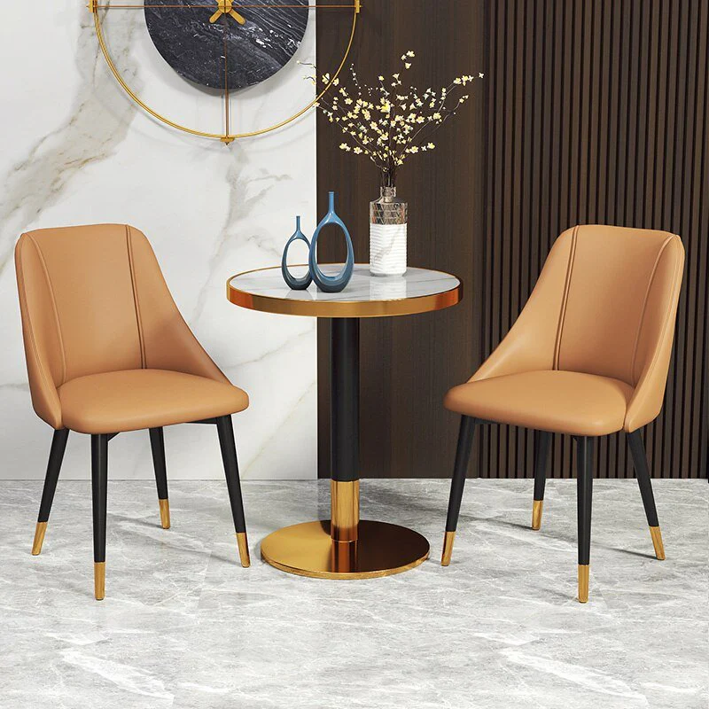 Nordic Iron Desk Stool Dining Chair