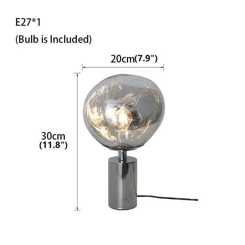 Lava Stone LED Lights Dimmable Room Decor Nightstand Lamp