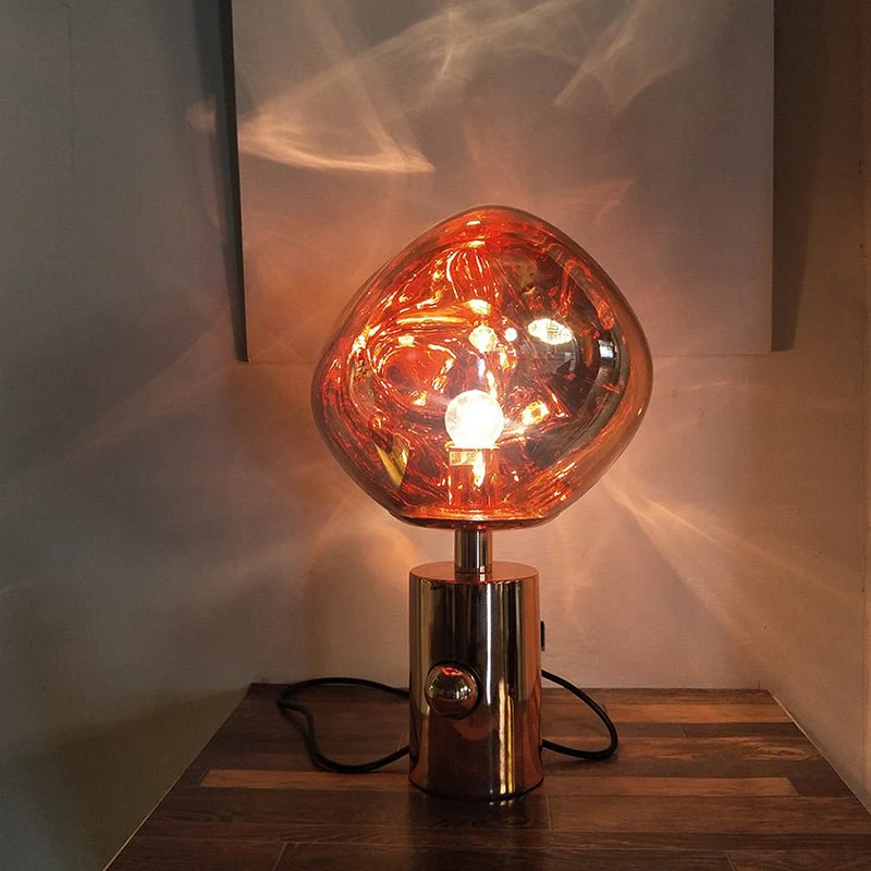 Lava Stone LED Lights Dimmable Room Decor Nightstand Lamp