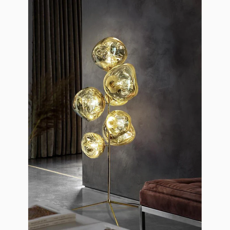 Freiburg | Creative Acrylic Lava Stone LED Floor Lamp