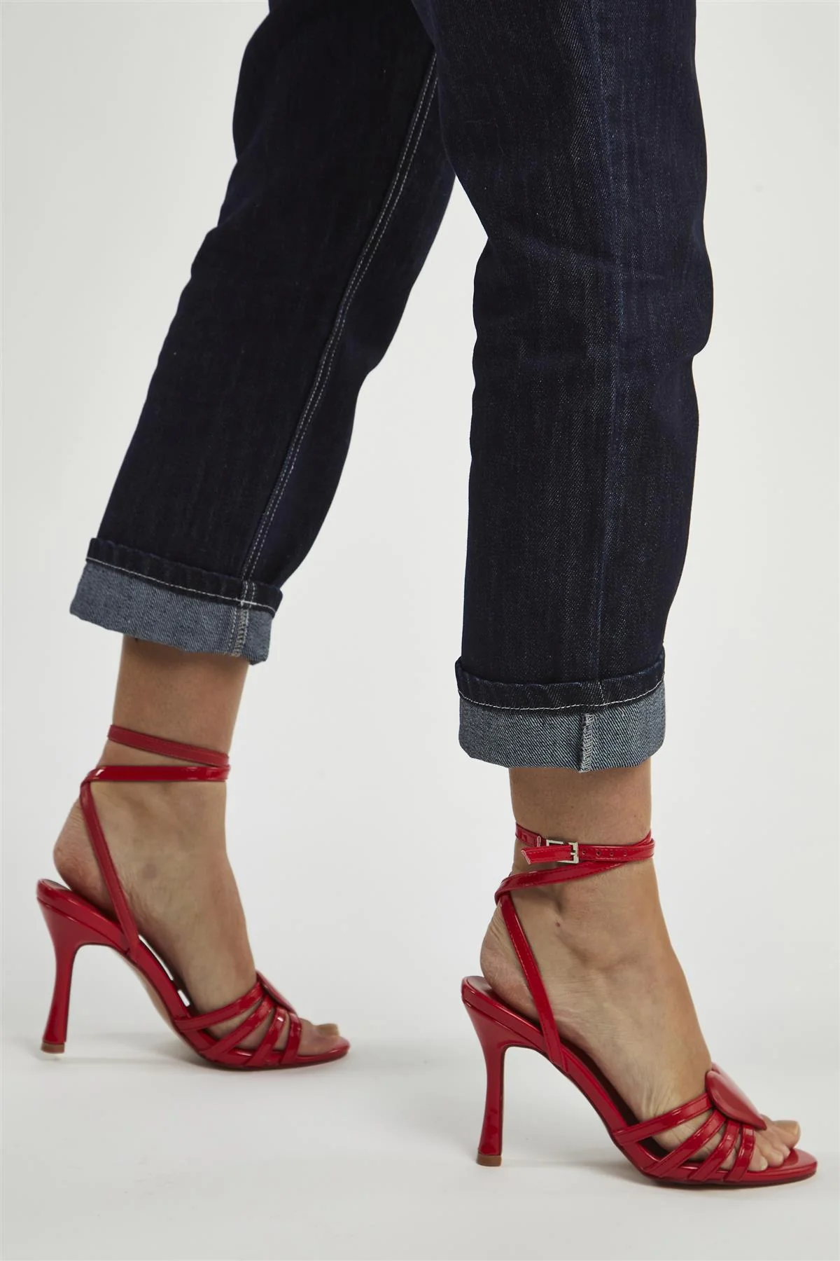 Red Heart Strappy Heels
