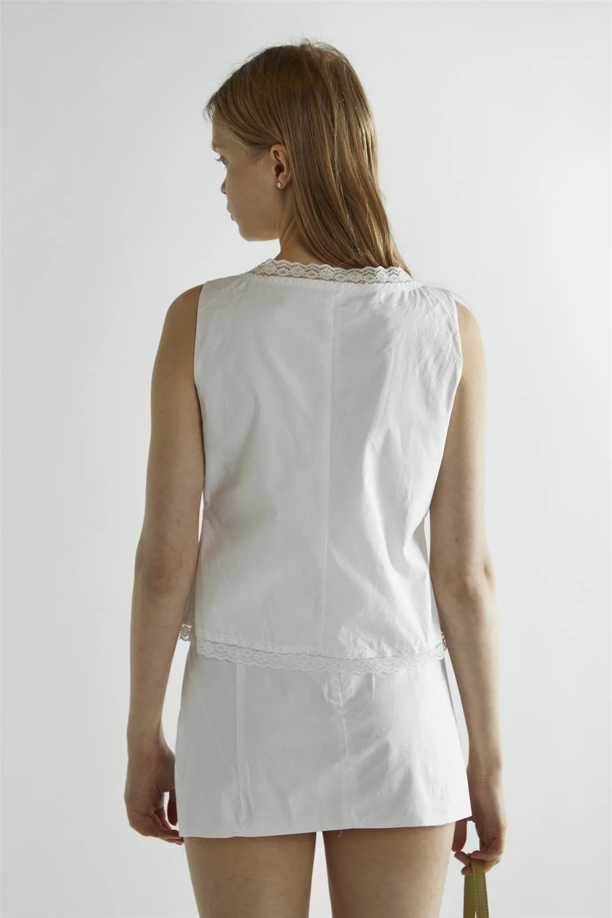 Off-White Tie-Front Top