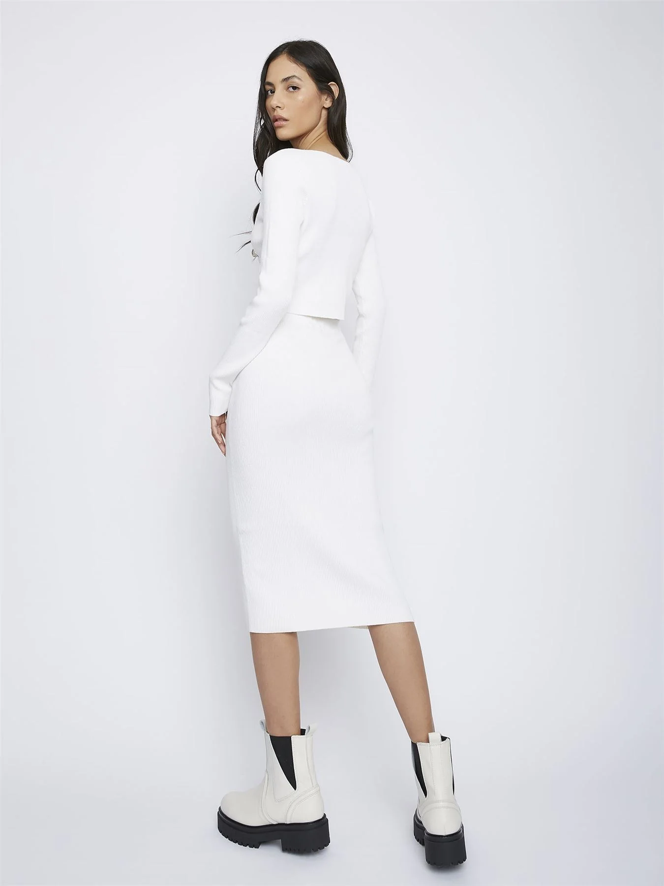 White Long Sleeve Top