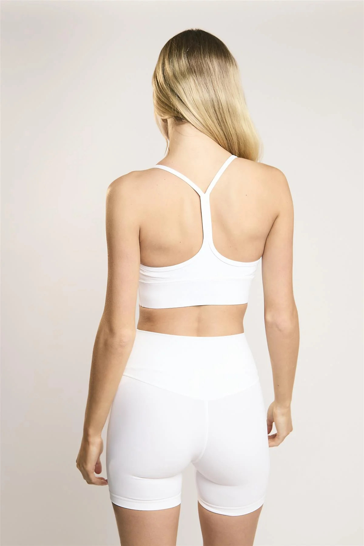 Signature White Seamless Shorts