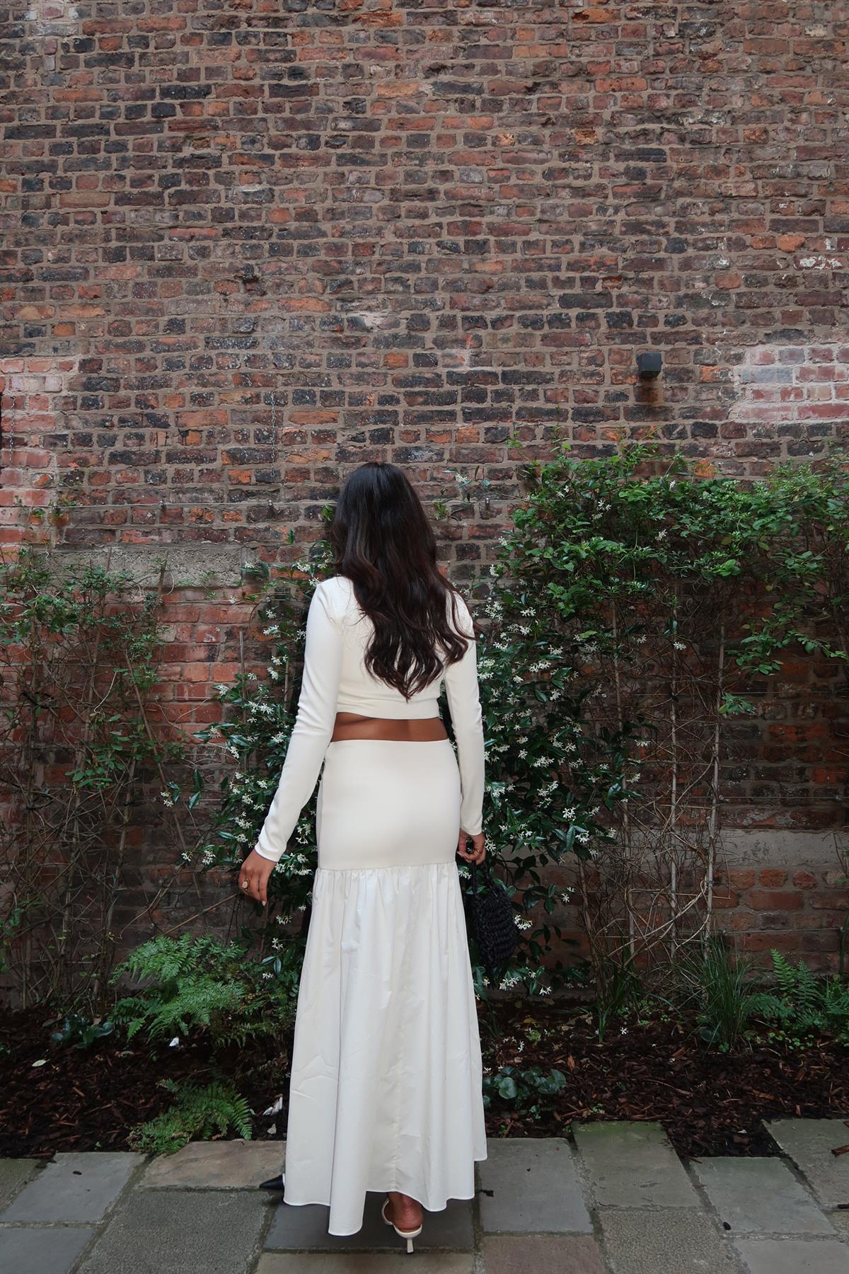 Vanilla- Square-Neck Crop-Top