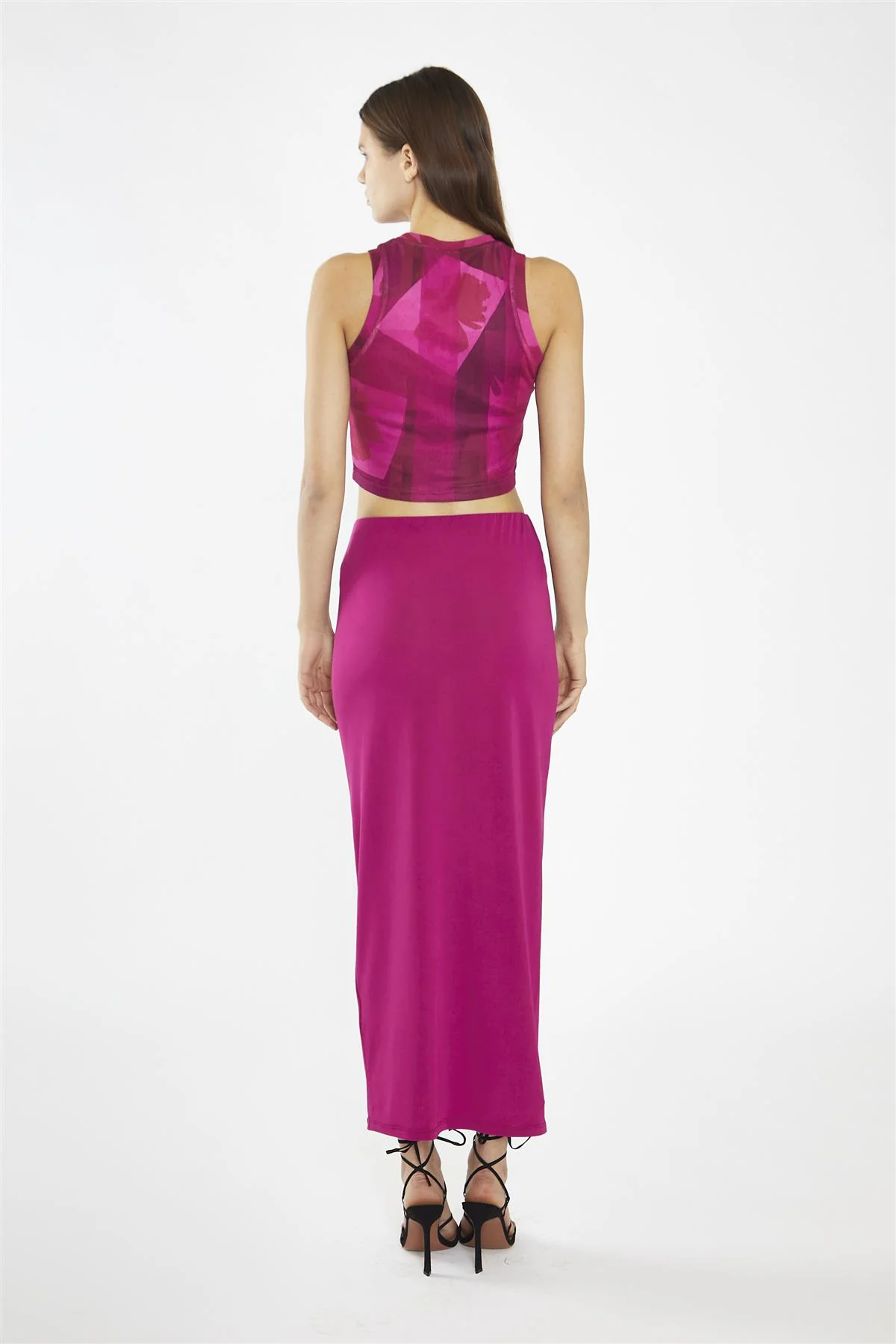 Fuchsia Maxi-Skirt
