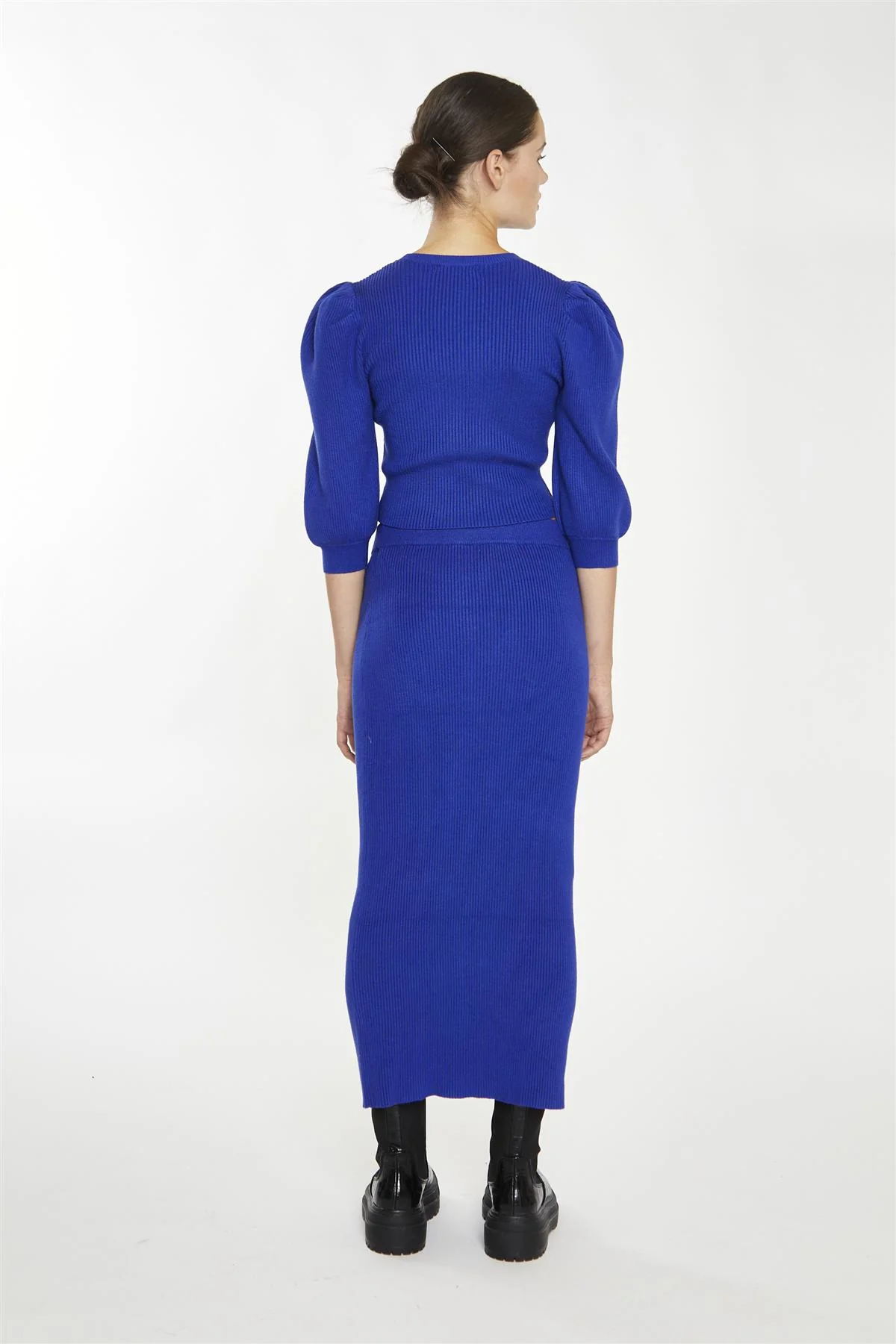 Royal-Blue Puff Sleeve -Jumper