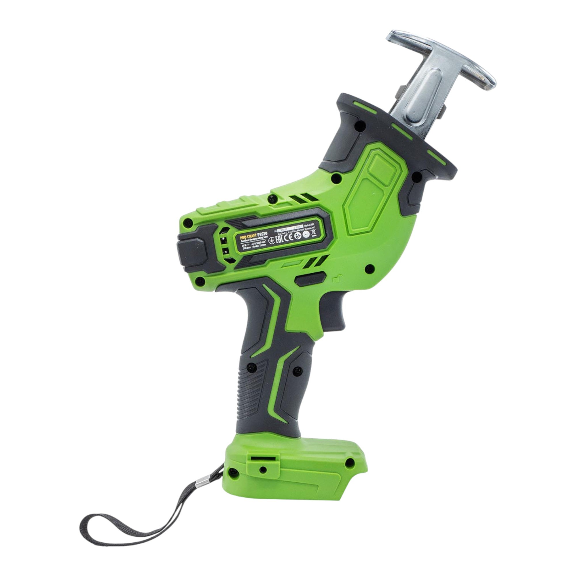 Procraft PSS30bb Akku Säbelsäge 20 V Brushless Solo – ohne Akku, ohne Ladegerät