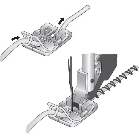 Pfaff Couching/Braiding Foot for IDT System