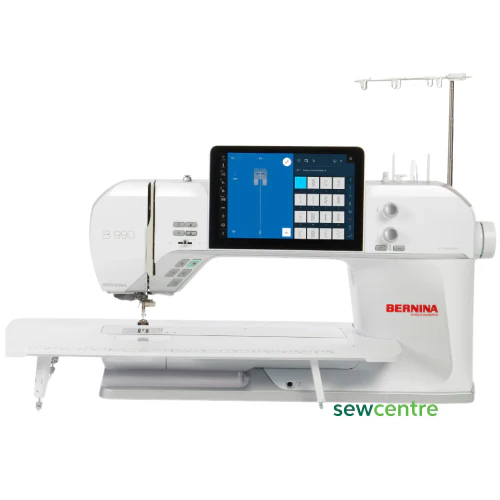 Bernina 990 Sewing & Embroidery Machine + FREE Magnetic Hoop Set (L, M & Border) – Worth £1200